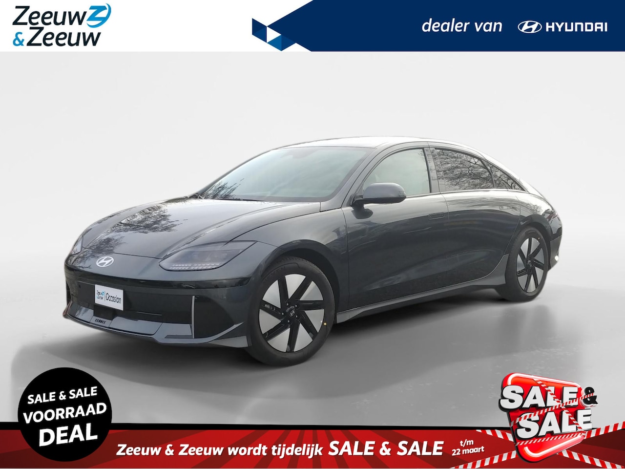 Hyundai IONIQ 6 - CONNECT | 77 KWH | NIEUW | Sale & Sale | Van €56.290 nu voor €37.950,- | - AutoWereld.nl