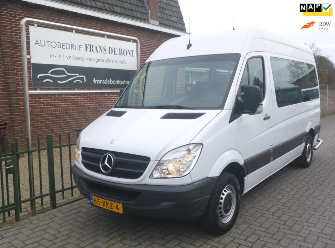 Mercedes-Benz Sprinter - 313 2.2 CDI 366 airco rolstoel bus 9 persoons zeer mooi € 7250 ex btw - AutoWereld.nl