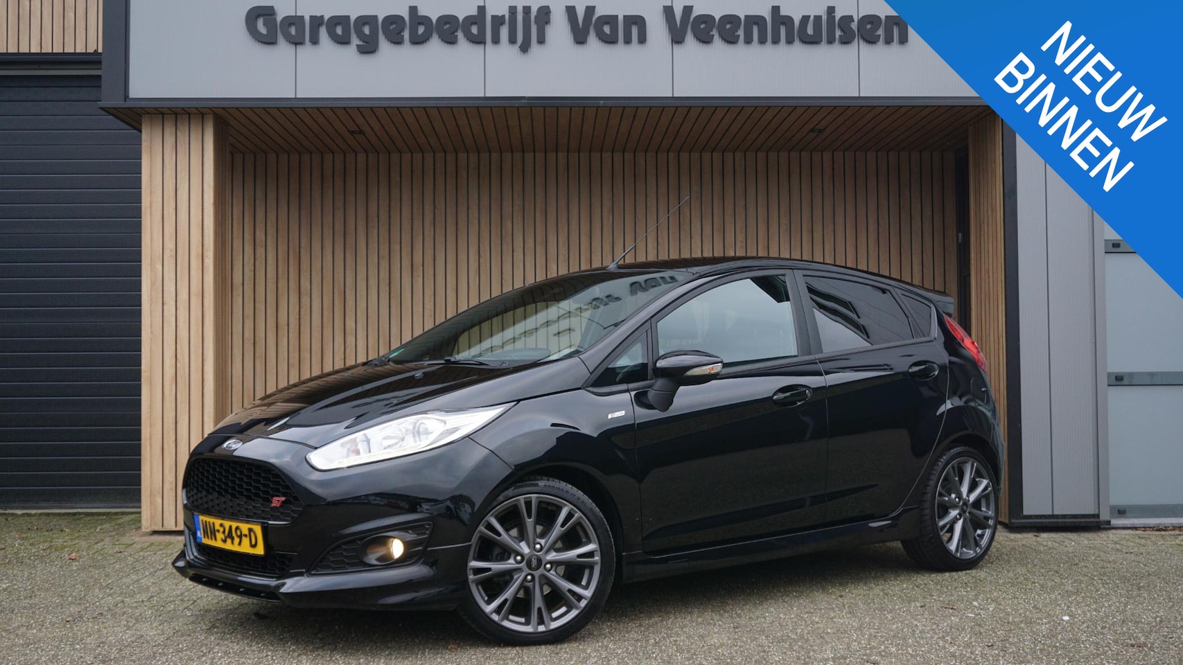 Ford Fiesta - 1.0 EcoBoost 101pk 5Drs ST Line Navi A-Camera 17inch LM Gr-Spoiler 89517 *NL auto* - AutoWereld.nl