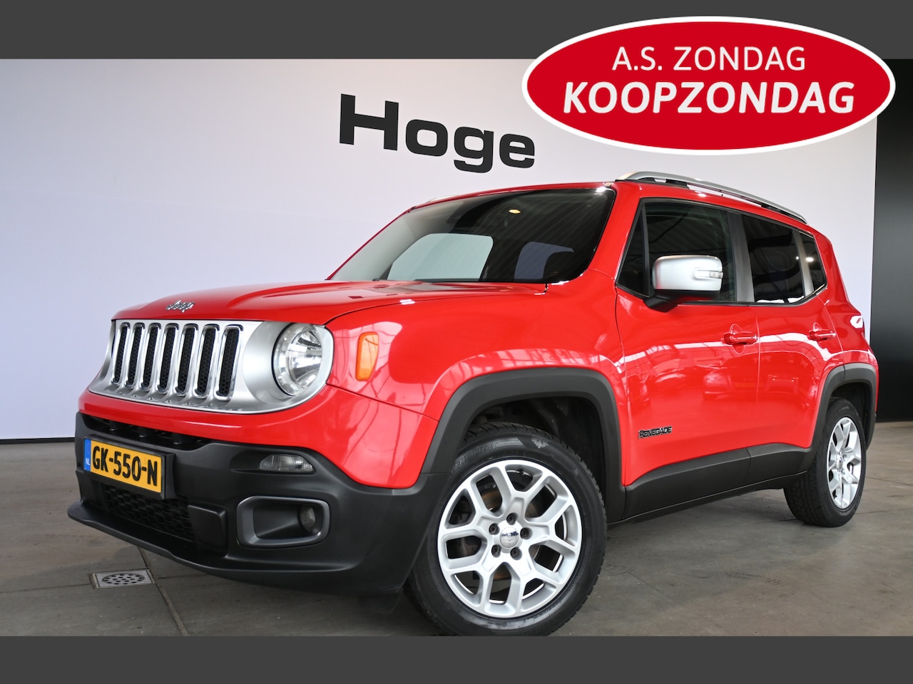 Jeep Renegade - 1.4 MultiAir Opening Edition Clima Stuurverwarming Rijklaarprijs Inruil Mogelijk! - AutoWereld.nl