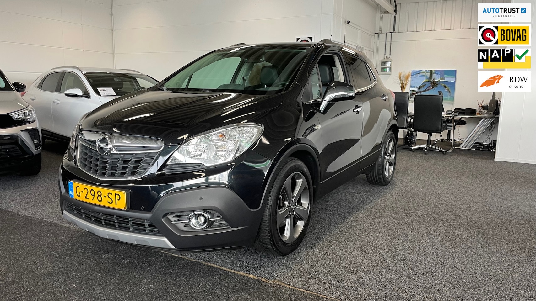 Opel Mokka - 1.4 T Cosmo 1.4 T Cosmo, Aiutomaat, Nav, Cruise, Climate, Leder, Trekhaak. - AutoWereld.nl