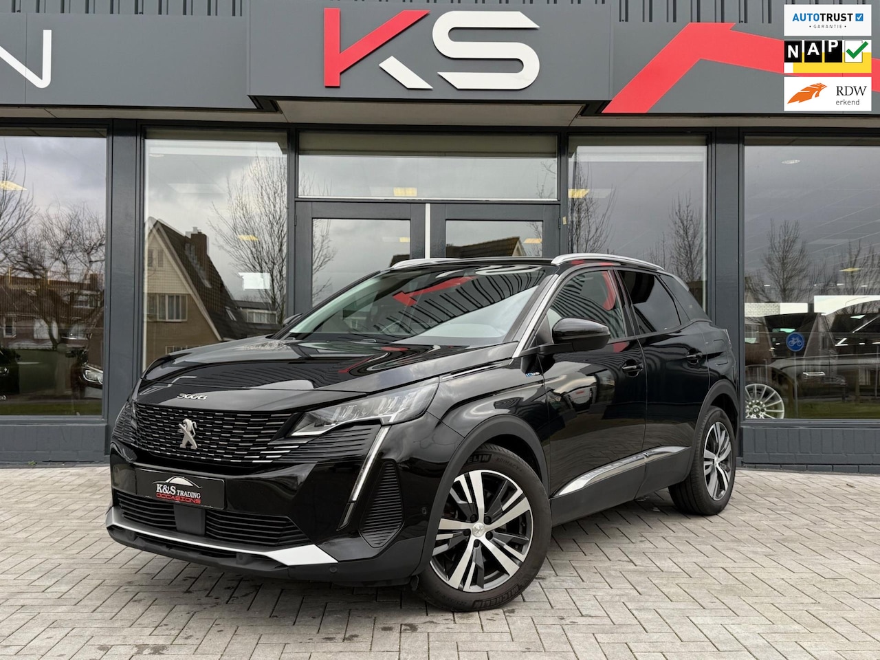 Peugeot 3008 - 1.6 HYbrid 225 BTW Carplay Full Led Camera Keyless - AutoWereld.nl