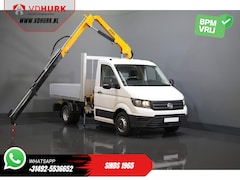 Volkswagen Crafter - 50 165 pk Effer 352S Kraan/ Crane/ Kran/ Autokran/ PTO/ Open laadbak/ Dubbel Lucht