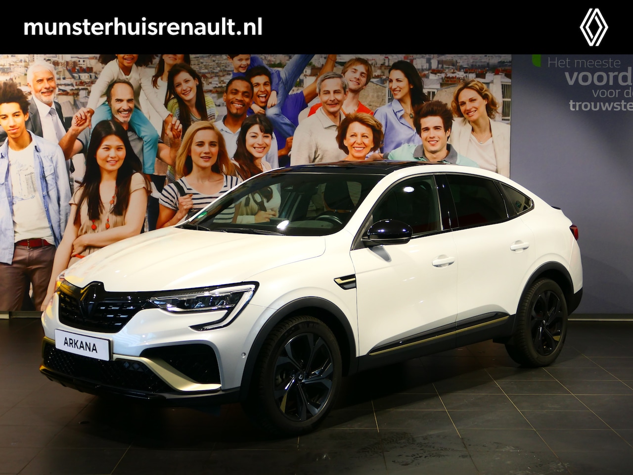 Renault Arkana - 1.6 E-Tech hybrid 145 E-Tech engineered - Schuif/kanteldak, stuur en stoelverwarming, park - AutoWereld.nl