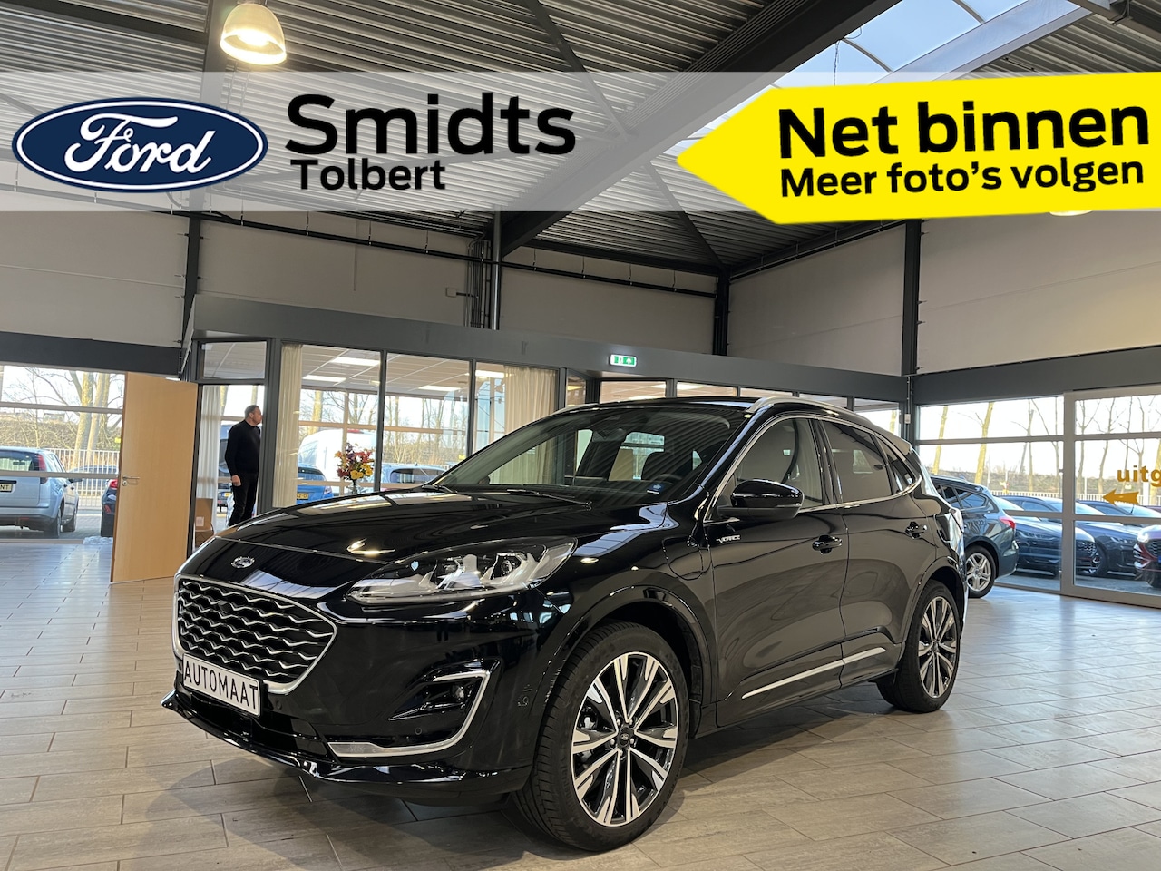 Ford Kuga - 2.5 PHEV 225 pk Vignale | Trekhaak I 20"LM velgen I Winter Pack I Head up I Ad. Cruise I G - AutoWereld.nl