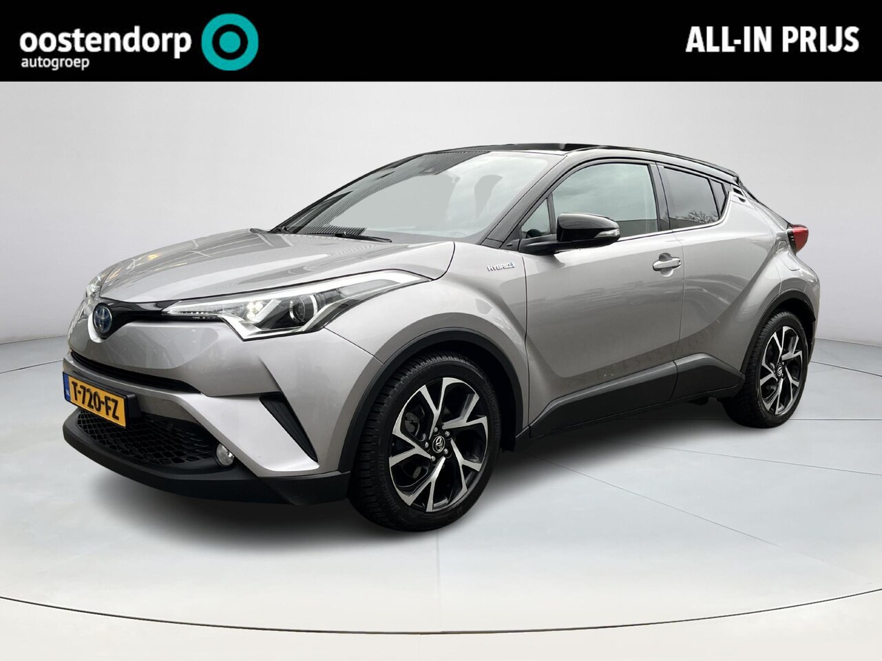 Toyota C-HR - 1.8 Hybrid Bi-Tone lederen bekleding|zomerbanden en winterbanden|stoelverwarming - AutoWereld.nl