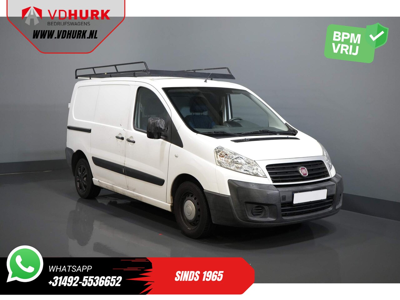 Fiat Scudo - 1.6 MJ 90pk APK 05-'25/ Imperiaal/ Airco/ Trekhaak - AutoWereld.nl