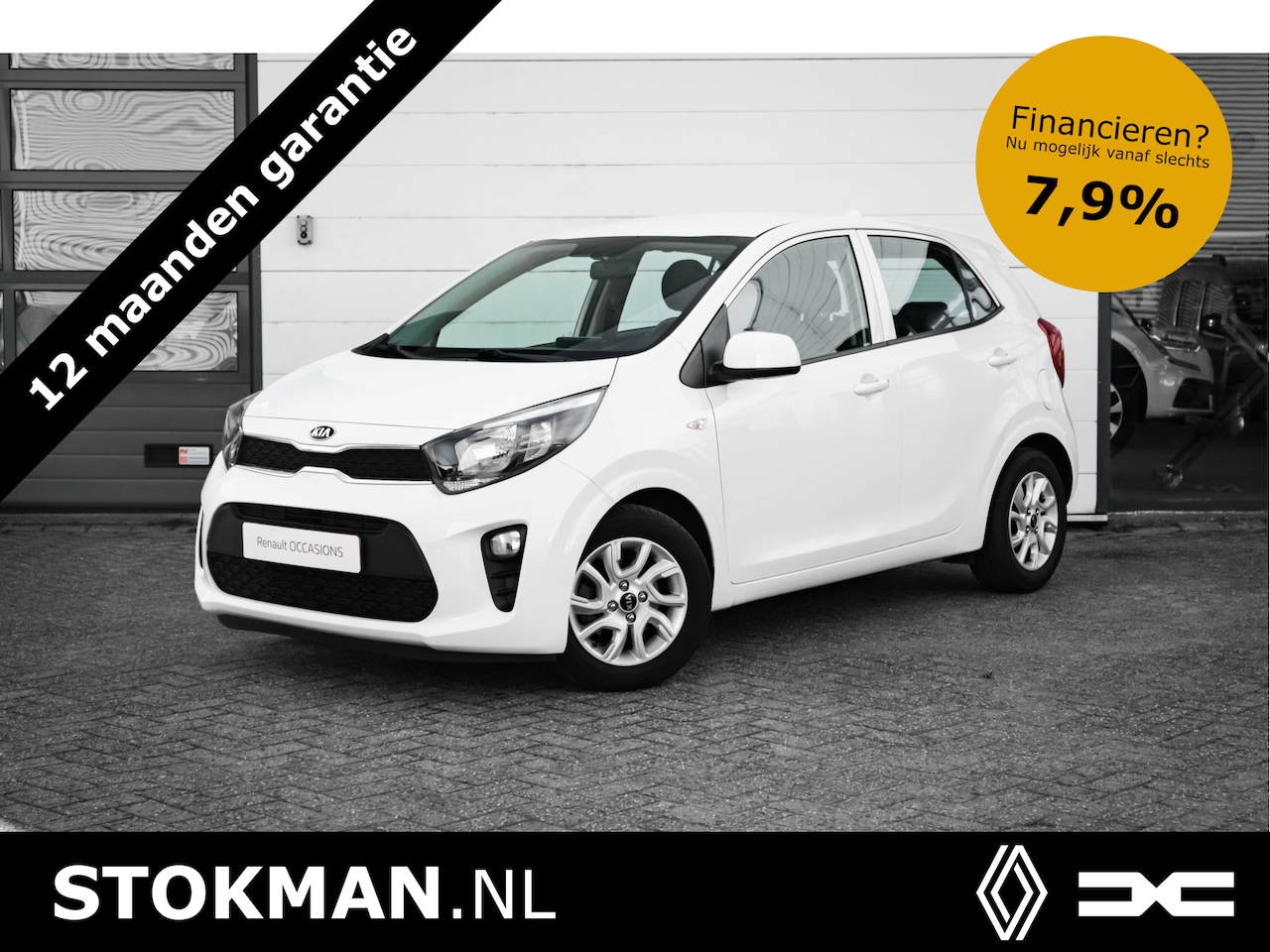 Kia Picanto - 1.0 CVVT Comfort PlusLine Navigator | Navi | Airco | | incl. Bovag rijklaarpakket met 12 m - AutoWereld.nl