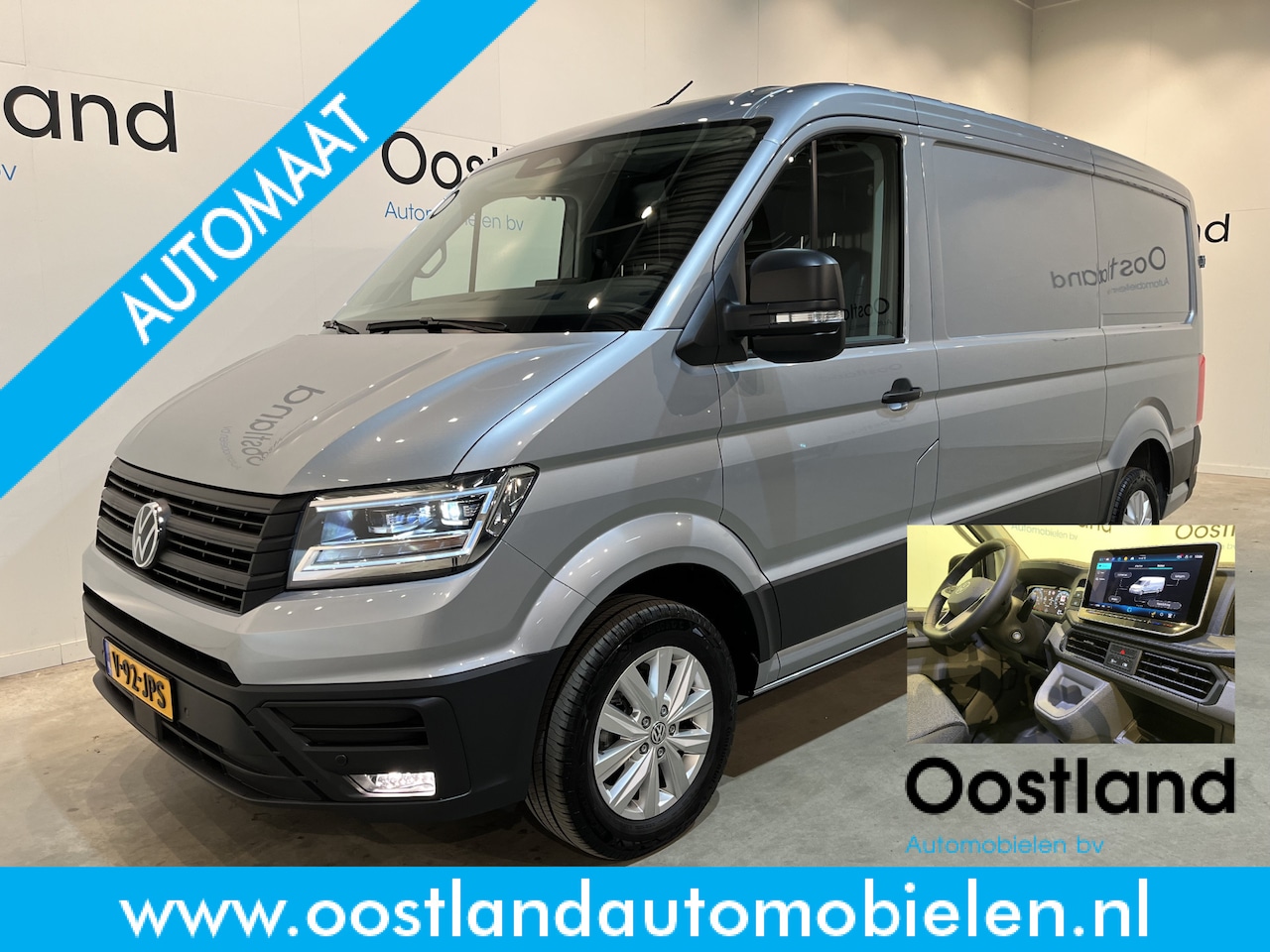 Volkswagen Crafter - 2.0 TDI L3H2 140 PK Automaat / Euro 6 / Airco / Cruise Control / PDC / CarPlay / 3-Zits / - AutoWereld.nl