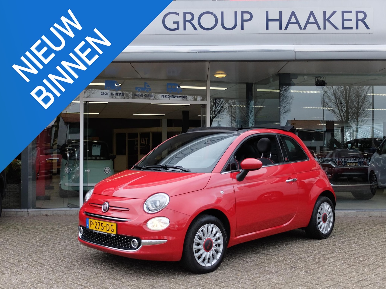 Fiat 500 C - 1.0 Hybrid Red 1.0 Hybrid RED - AutoWereld.nl