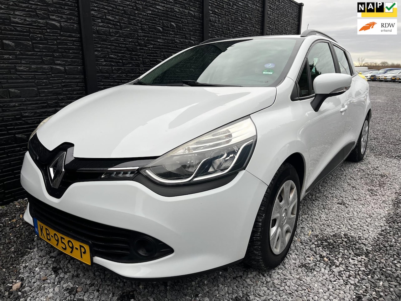 Renault Clio Estate - 0.9 TCe Expression. NAP, Orgineel NL Auto, Navi, Electr Ramen, Zeer nettjes onderhouden! - AutoWereld.nl