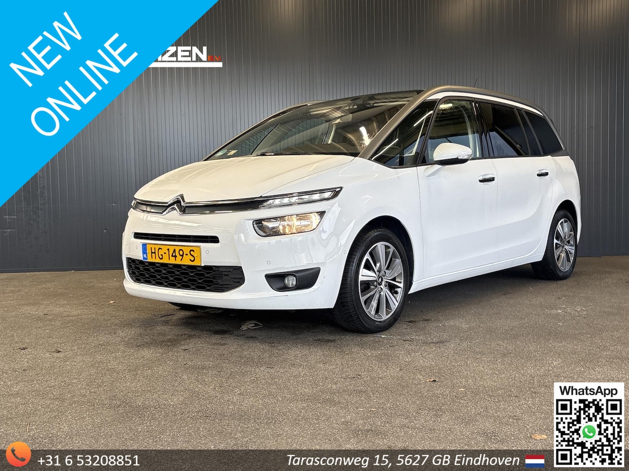 Citroën Grand C4 Picasso - 1.6 BlueHDi Shine | Climate | Cruise | Navi | Camera | - AutoWereld.nl