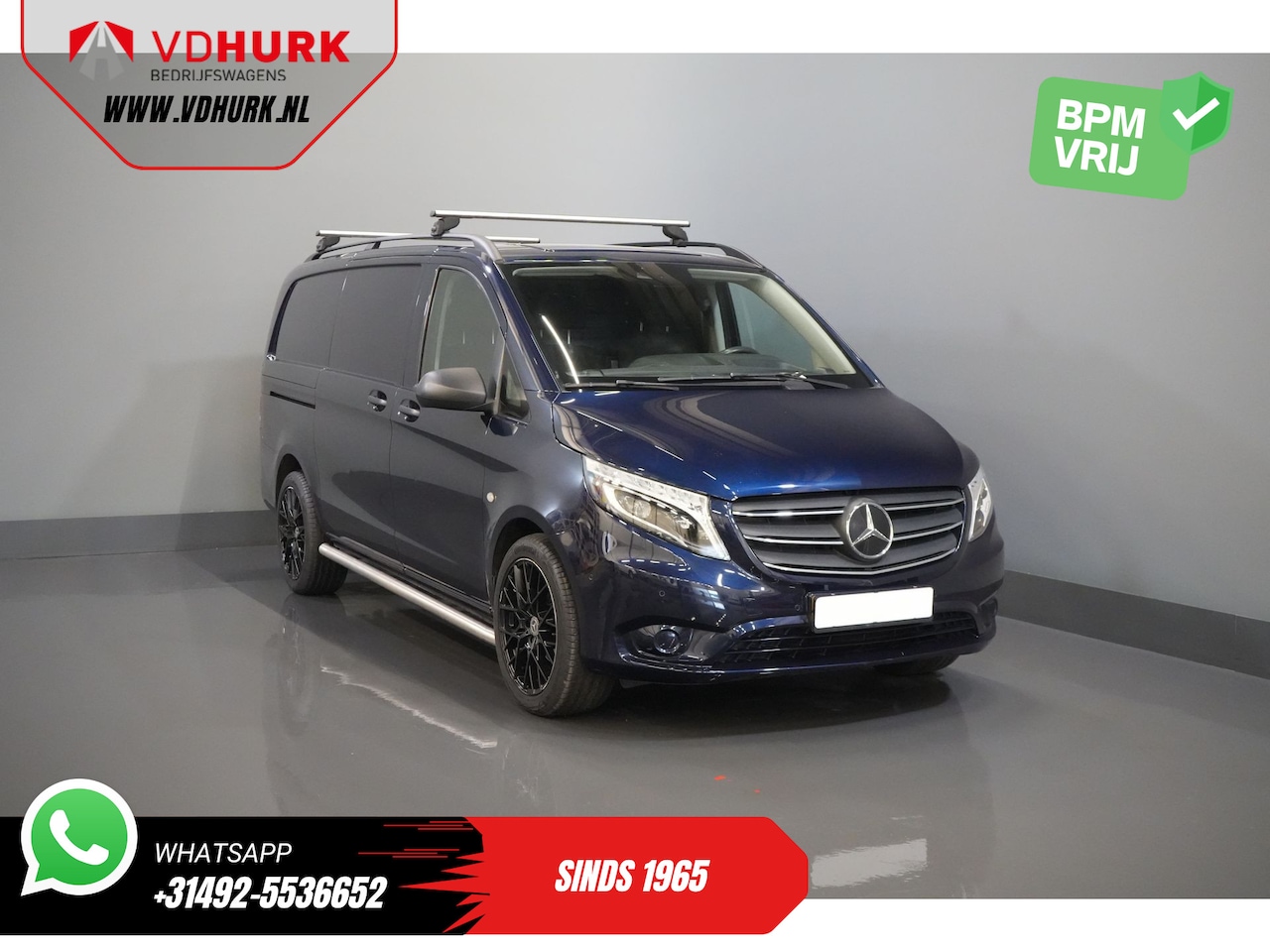 Mercedes-Benz Vito - 114 CDI Aut. L2BPM VRIJ! LED/ 19" LMV/ Carplay/ Cruise/ Camera/ 2.5t Trekverm. - AutoWereld.nl