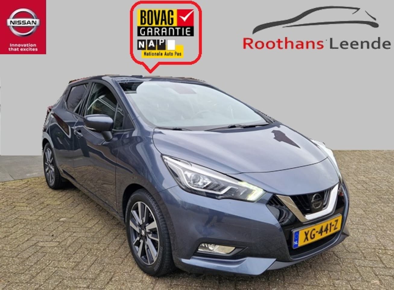 Nissan Micra - 0.9 90PK IG-Turbo N-Connecta Navi Pack - Clima - Camera - AutoWereld.nl