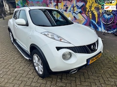 Nissan Juke - 1.6 Acenta vol optie's zeer mooie auto vol leer airco navigatie dvd schermen alles elektri