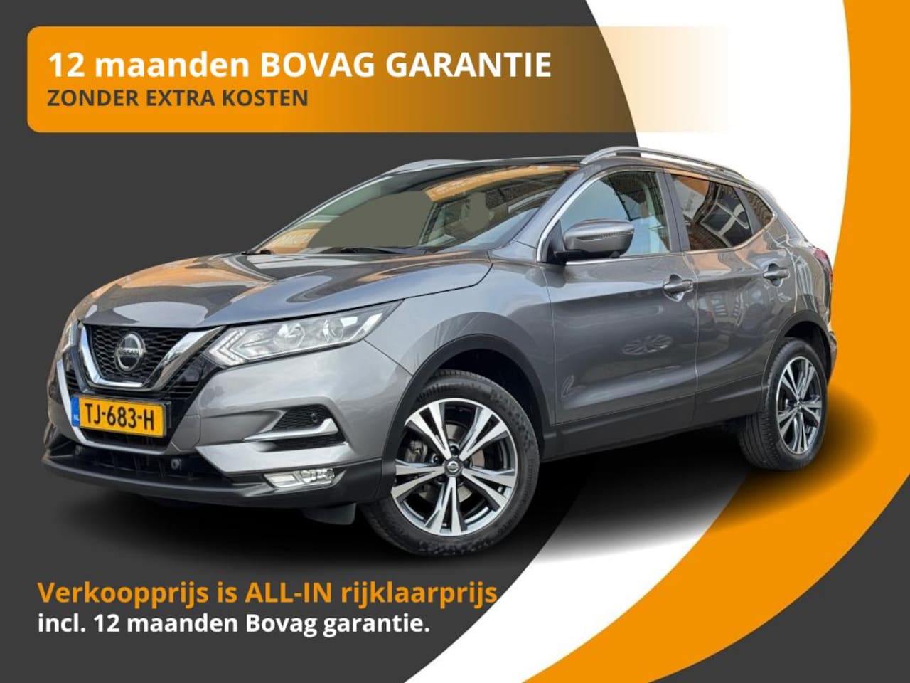 Nissan Qashqai - 1.2 N-CONNECTA NAVI/PANODAK/TR.HAAK/360 CAMERA/LMV/NL-AUTO - AutoWereld.nl