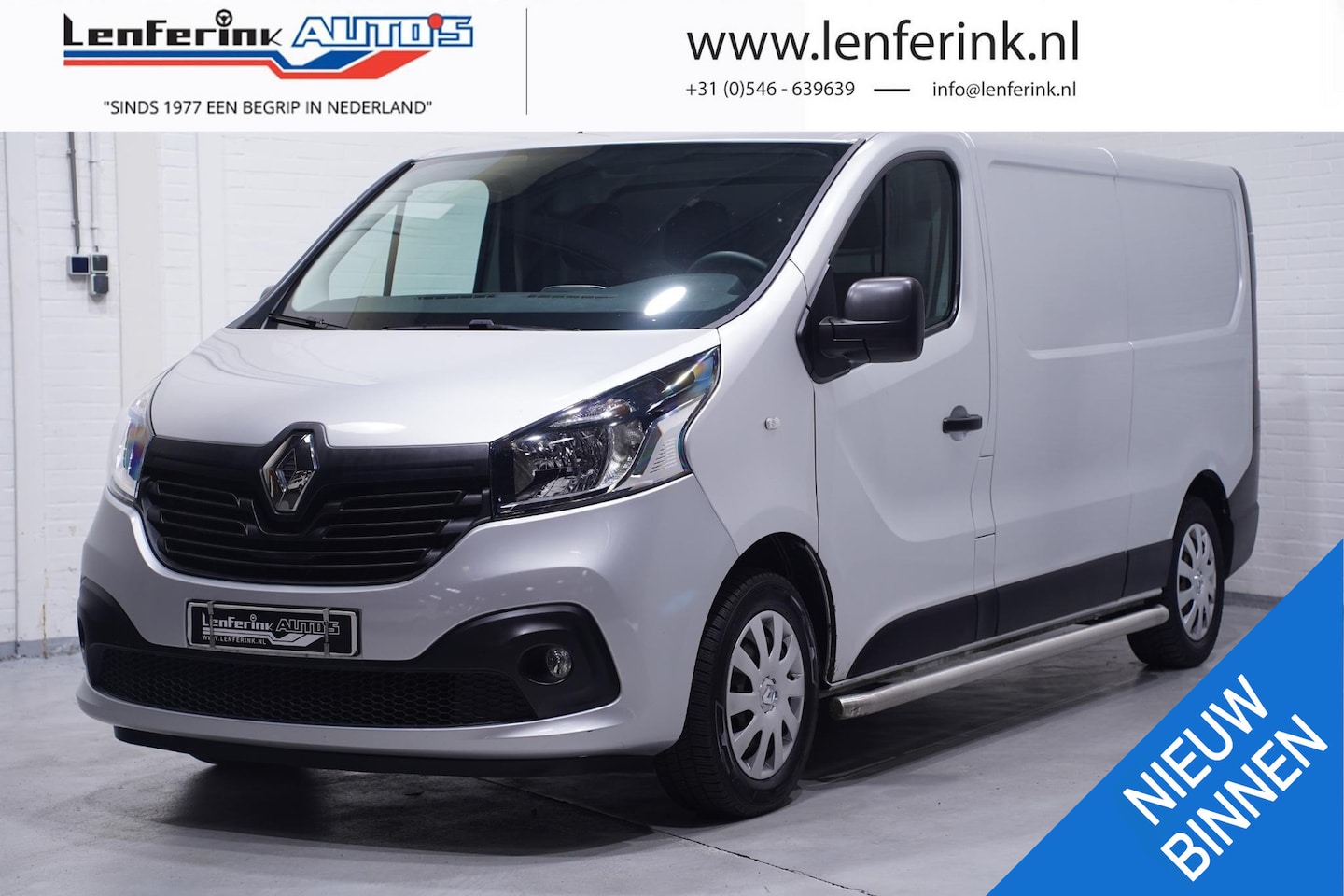 Renault Trafic - 1.6 dCi 125 pk L2H1 Work Edition Navi, Camera Airco, Cruise Control, Trekhaak, NAP - AutoWereld.nl