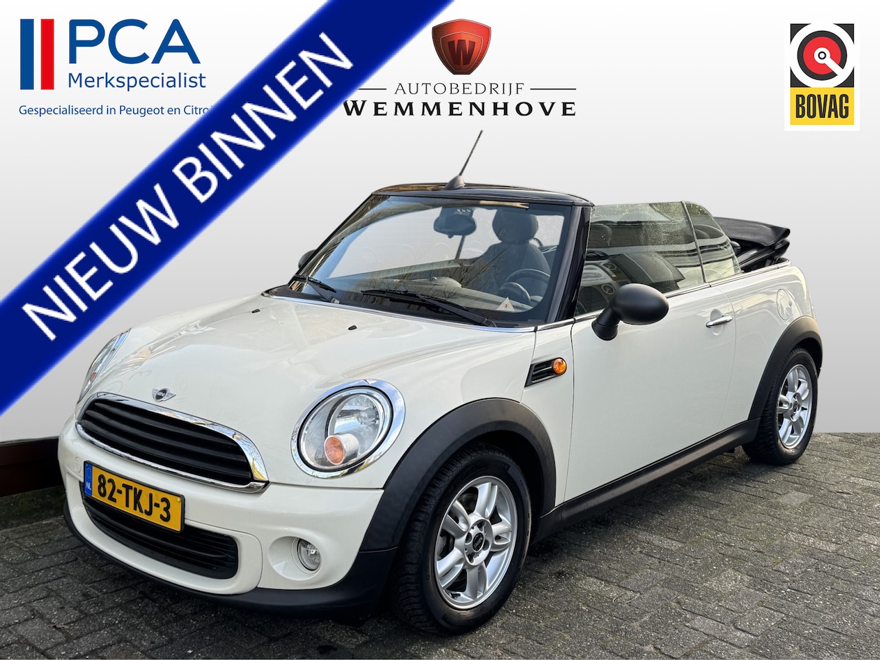 MINI Cabrio - Mini 1.6 One Salt Airco/Cabriolet/92.856KM!!! - AutoWereld.nl