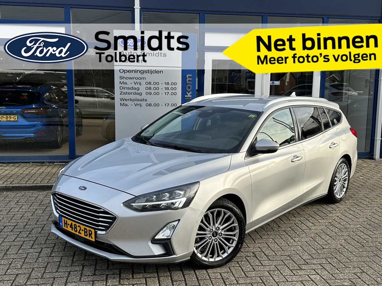 Ford Focus Wagon - EcoBoost 125PK Titanium Business | Full-Options I Trekhaak I AGR I B&O I Ad. Cruise I Full - AutoWereld.nl