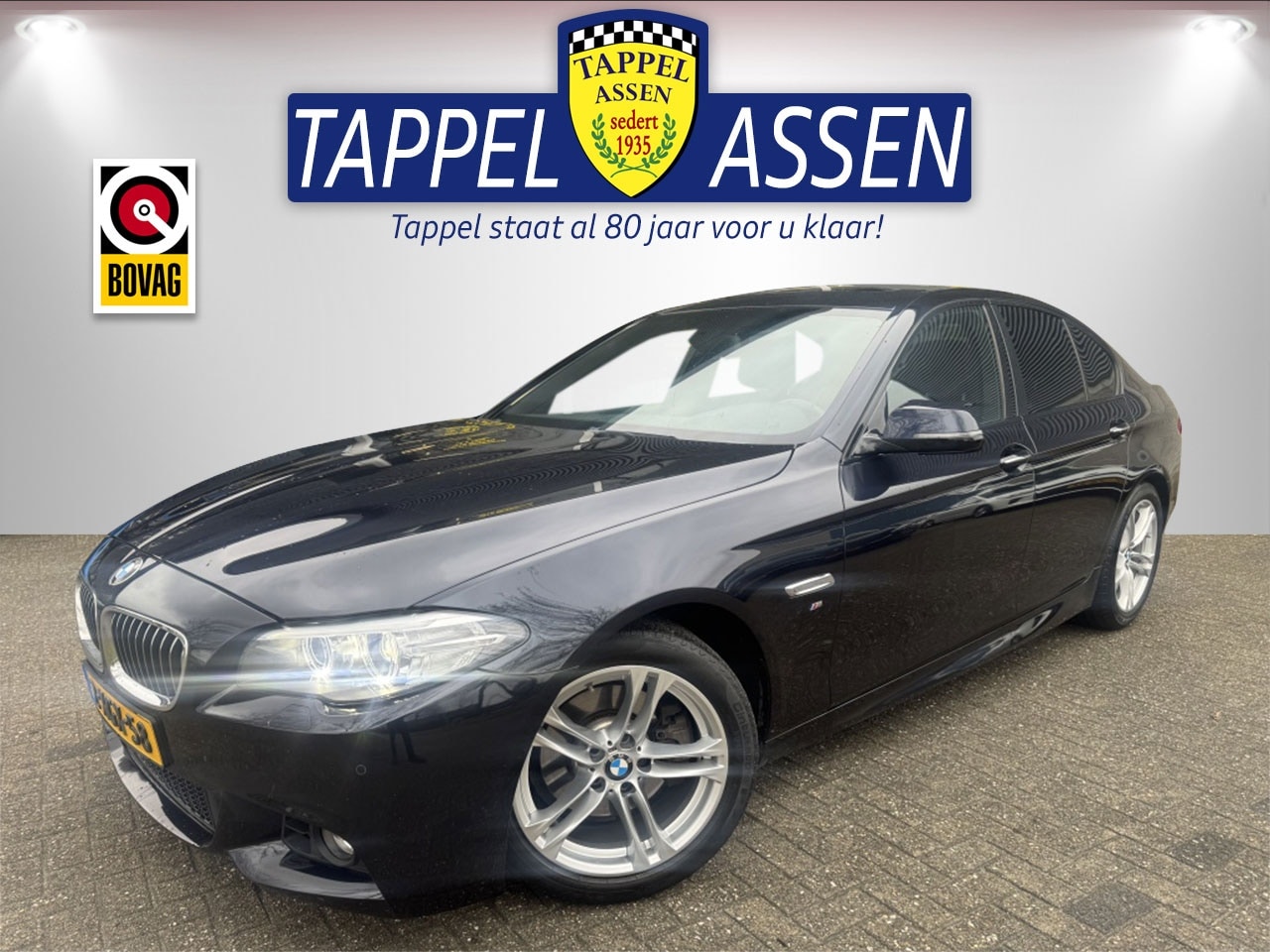 BMW 5-serie - 520i Executive 184 PK Automaat!/ Trekhaak/ M pakket/Pano/ Led/ L - AutoWereld.nl