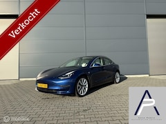 Tesla Model 3 - Long Range AWD 75 kWh SOH 90, 91% Blauw Wit Leer AUTOPILOT