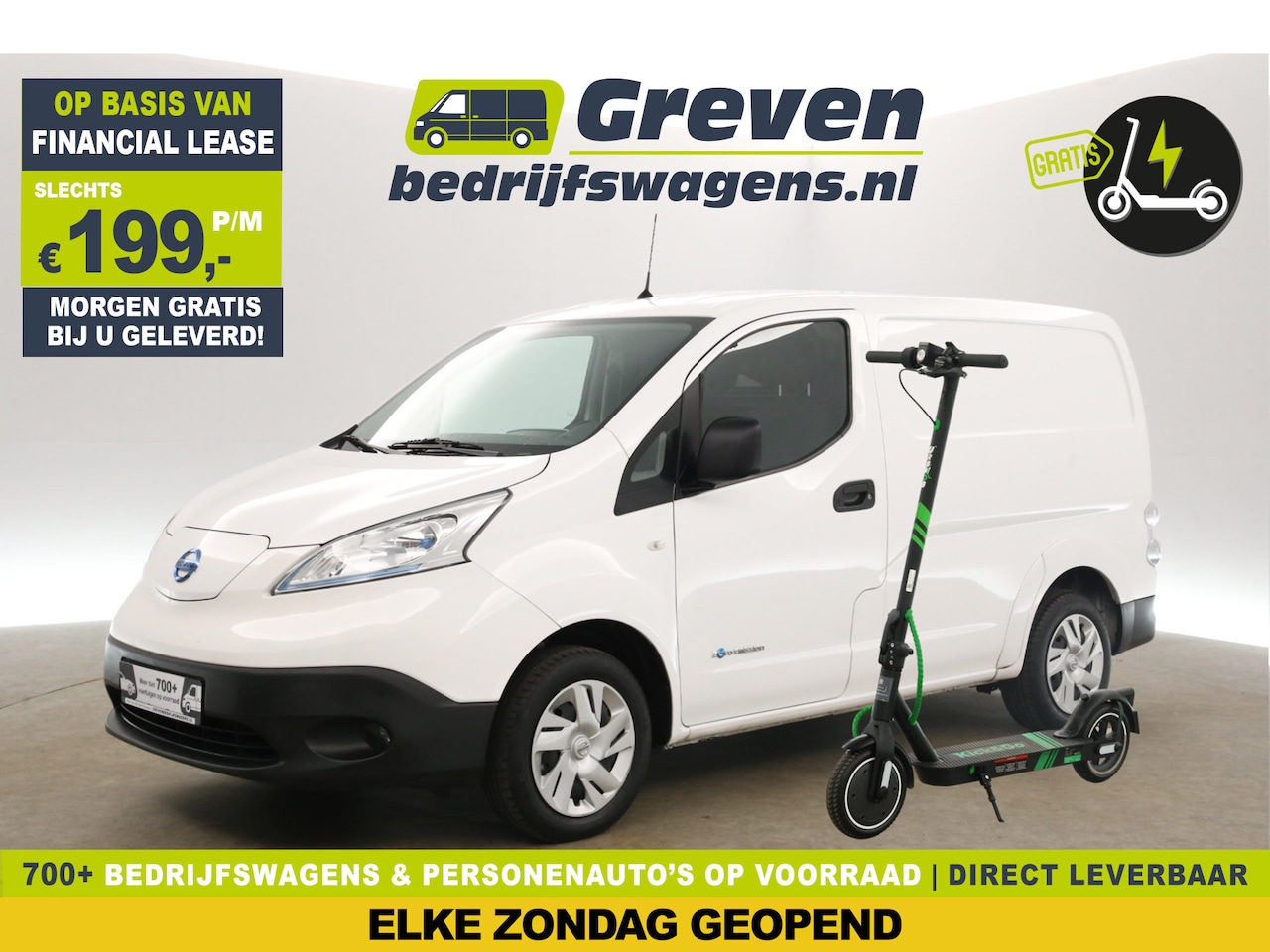 Nissan e-NV200 - L1H1 40 kWh Comfort | GRATIS E-Step! | EMISSIEVRIJE ZONE | Elektrisch Automaat Airco Cruis - AutoWereld.nl