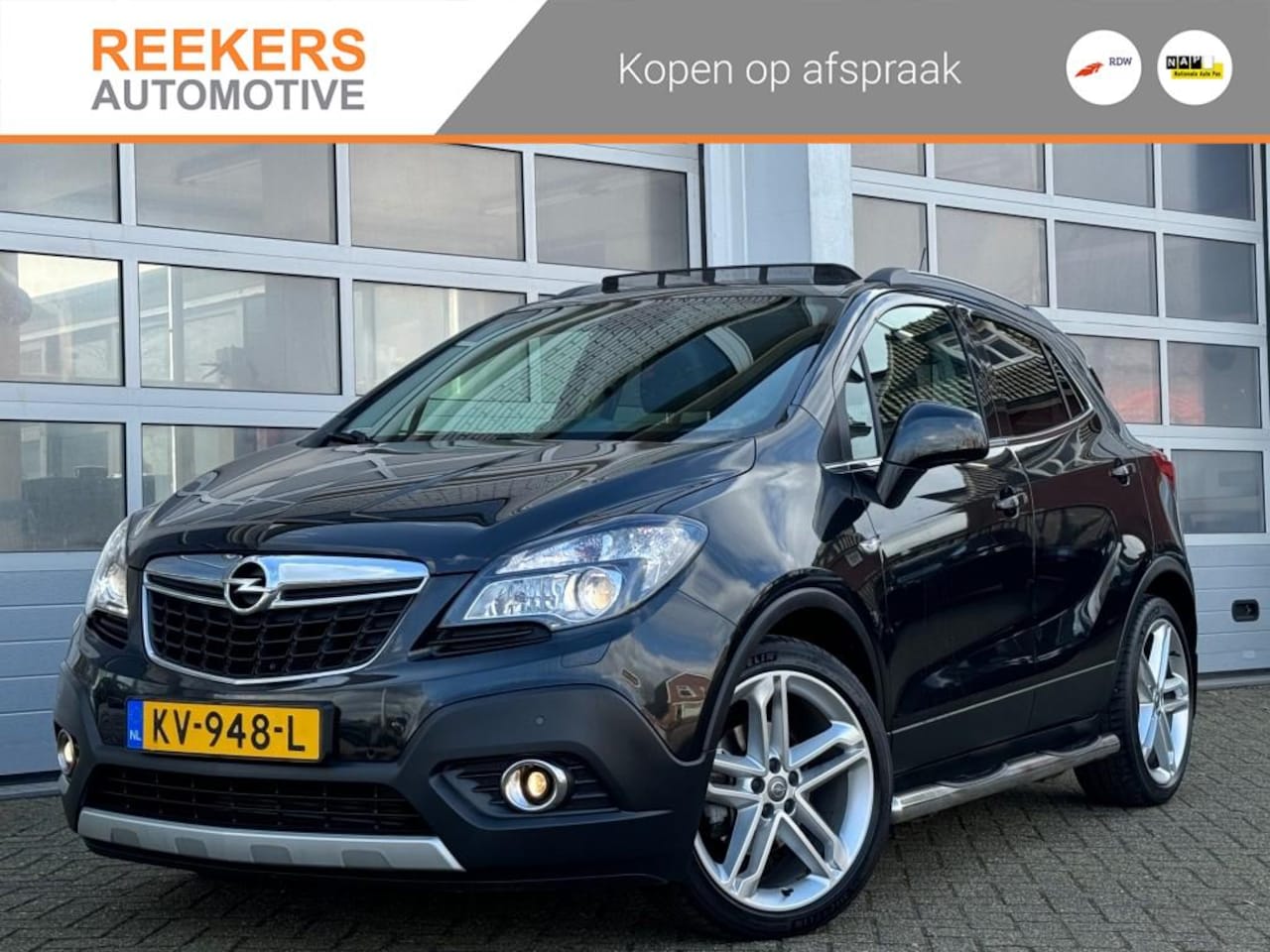 Opel Mokka - 1.4 T INNOV. NAV/CAM/ZW.Leer/Dakje/Trekhaak/Rijklaar - AutoWereld.nl