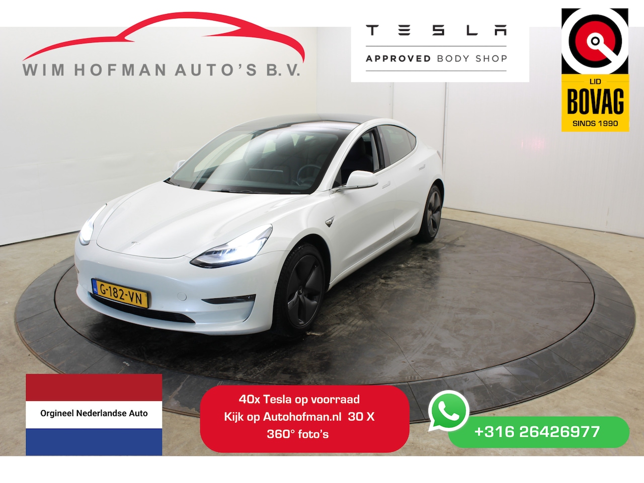 Tesla Model 3 - Long Range RWD Long Range AWD 75 kWh Trekhaak Autopilot Camera Leder Panodak - AutoWereld.nl