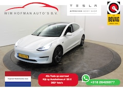 Tesla Model 3 - Long Range AWD 75 kWh Trekhaak Autopilot Camera Leder Panodak