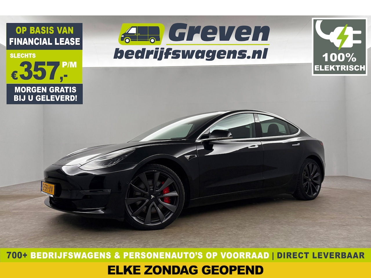 Tesla Model 3 - Performance AWD 75 kWh 462PK Autopilot 360Camera LED Cruise Clima Navi Pano View Memory-Se - AutoWereld.nl