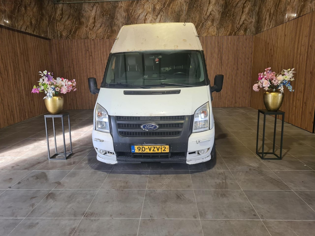 Ford Transit - 280M 2.2 TDCI HD DC AIRCO 6 BAK 85 KW LANG HOOG WIT 2009 - AutoWereld.nl