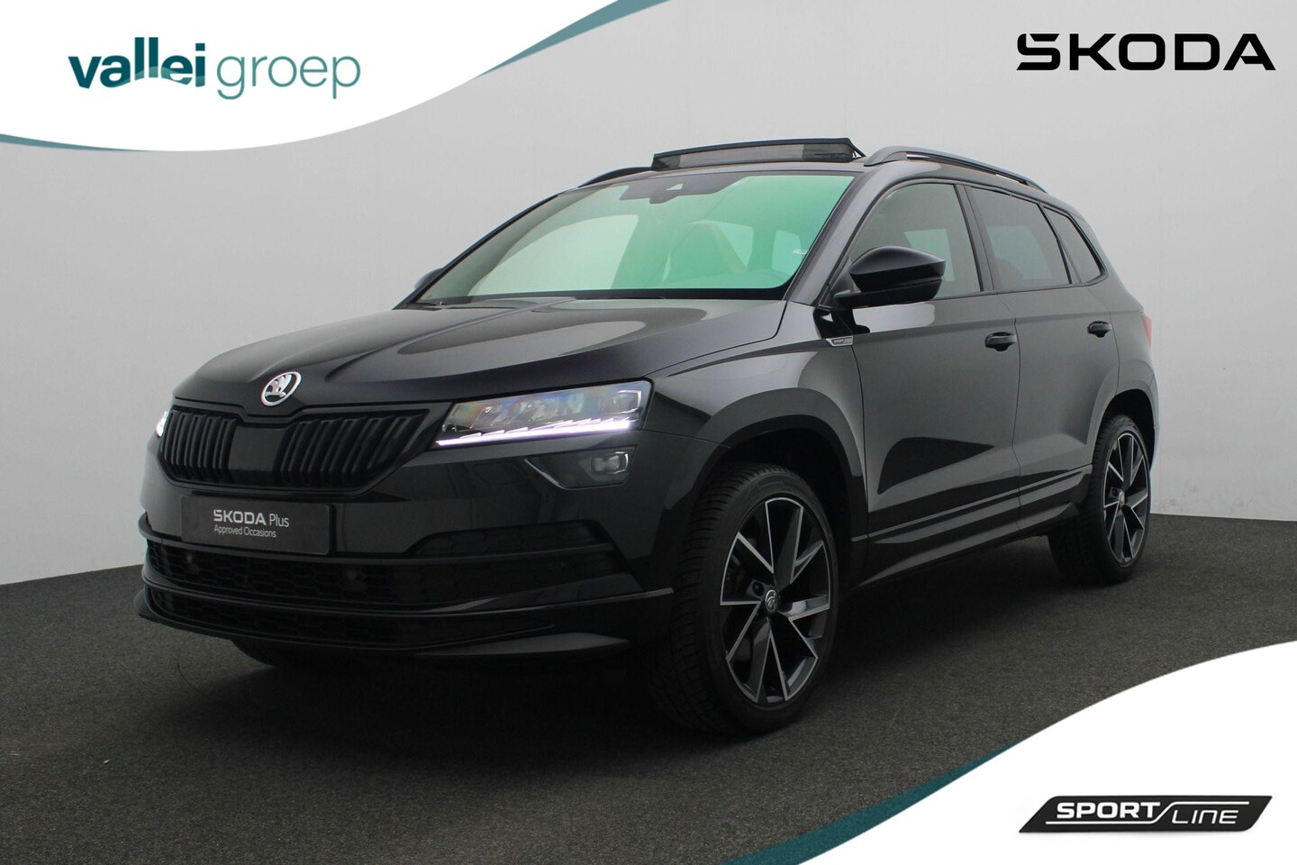 Skoda Karoq - 1.5 TSI 150PK DSG ACT Sportline Business | Panoramadak | Cognac leder | CANTON Sound | Ach - AutoWereld.nl