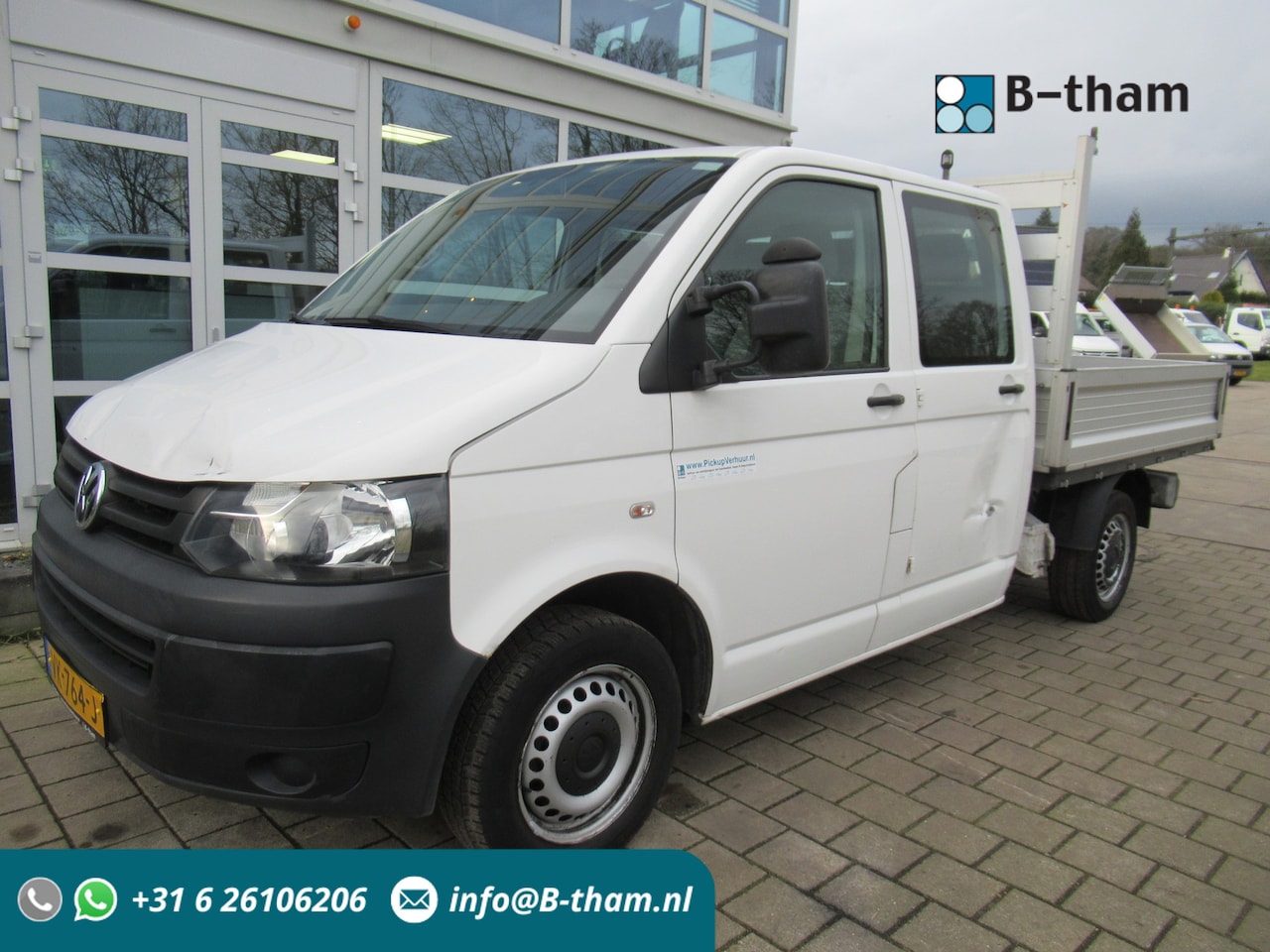 Volkswagen Transporter - T5 2.0TDI 62KW DOKA Dubbelcabine PICKUP - AutoWereld.nl