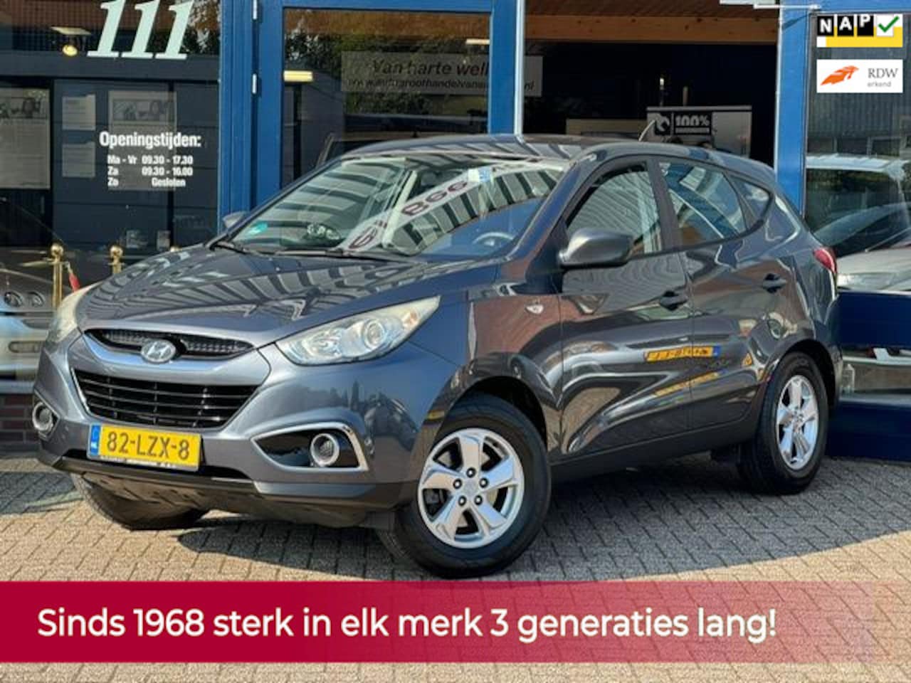 Hyundai ix35 - 2.0i Active NL AUTO NAP! 2e eigenaar! Airco l Trekhaak 1900KG trekgewicht! LM velgen l MTF - AutoWereld.nl