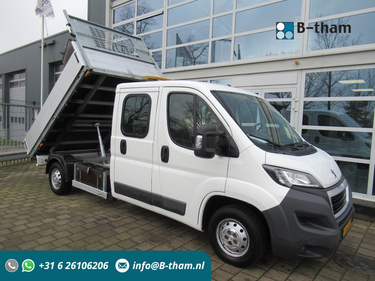 Peugeot Boxer - 335 2.0 HDI 96KW EURO6 L3 DOKA DubbelCabine Kipper - AutoWereld.nl