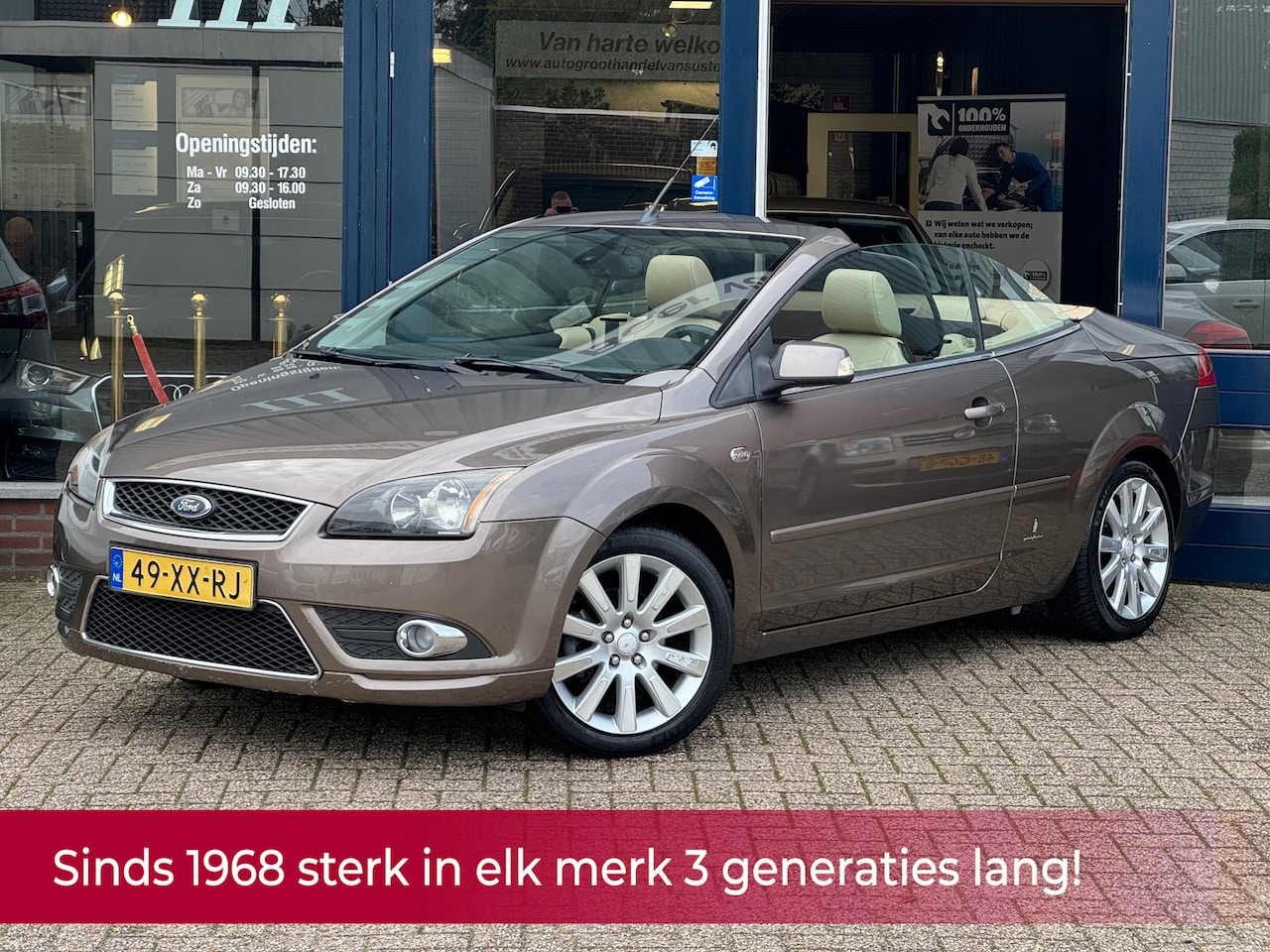 Ford Focus Coupé-Cabriolet - 1.6-16V Titanium NL AUTO NAP! Leer l Cruise l Airco ECC l PDC l Trekhaak! TOPSTAAT l Deale - AutoWereld.nl