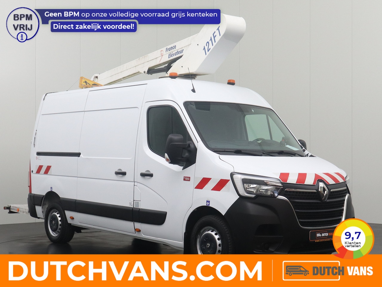 Renault Master - 2.3DCI 145PK L2H2 Hoogwerker | Airco | Cruise | 3-Persoons - AutoWereld.nl