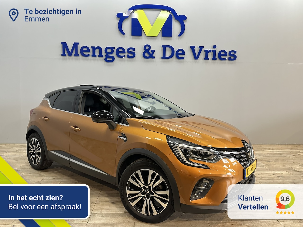 Renault Captur - 1.3 TCe 130 Initiale Paris Airco ECC | LED | Panorama | Bose | Leder | Trekhaak | 360 Came - AutoWereld.nl