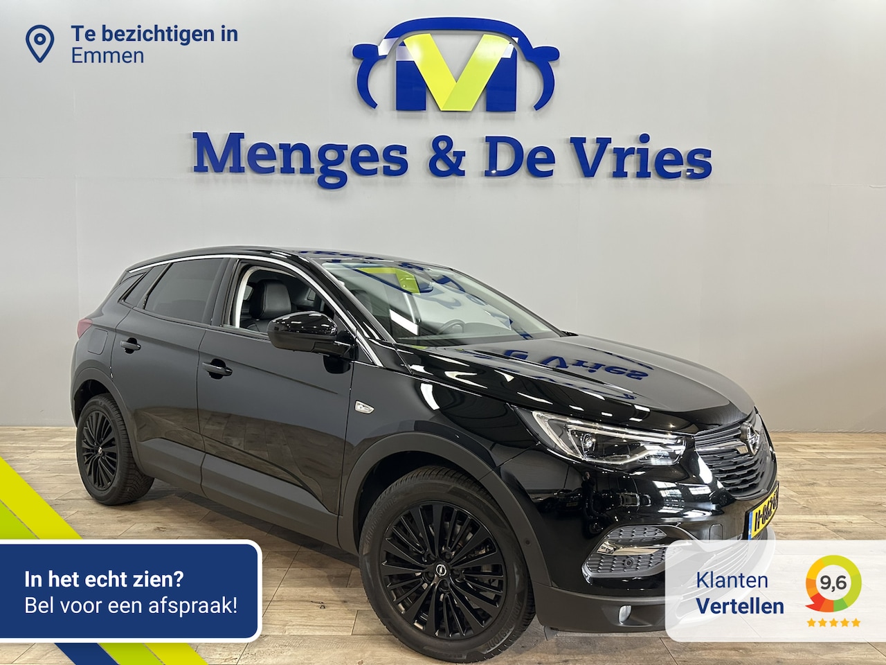 Opel Grandland X - 1.2 Turbo Business Executive Airco ECC | LED | Leder | Stoelkoeling | Denon | Camera |  Cr - AutoWereld.nl