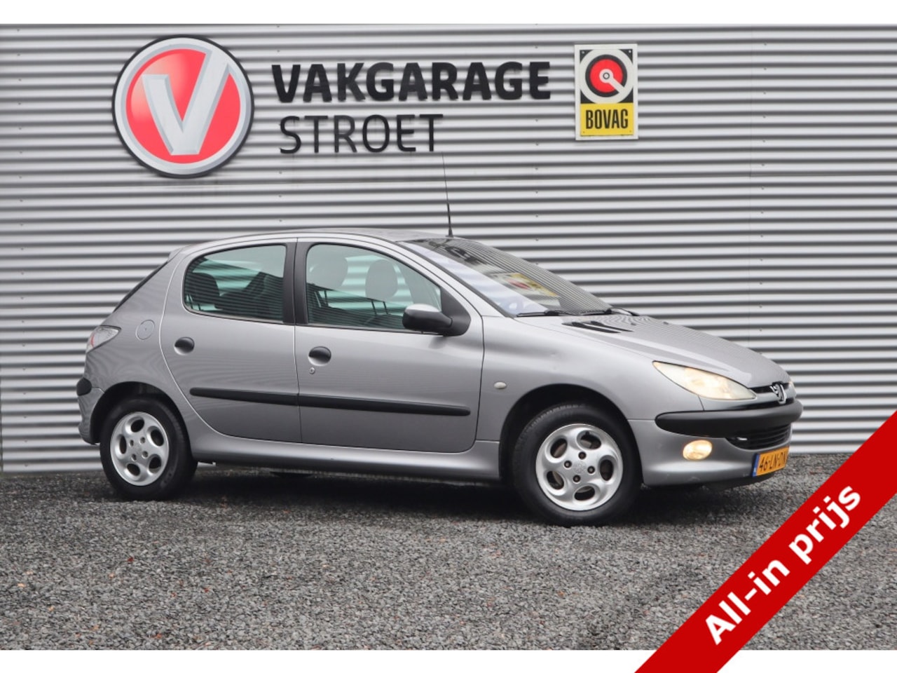 Peugeot 206 - 1.4 Gentry Premium | ac | jaarbeurt | lichtmetaal | half leer in - AutoWereld.nl