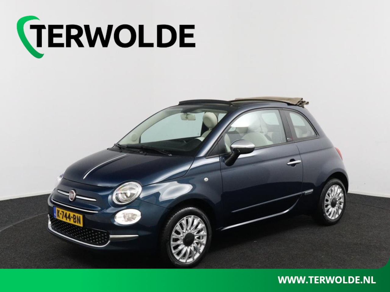 Fiat 500 C - 1.0 Hybrid Lounge | Parkeersensoren | Apple Carplay | Android Auto | Cruise Control | LED - AutoWereld.nl