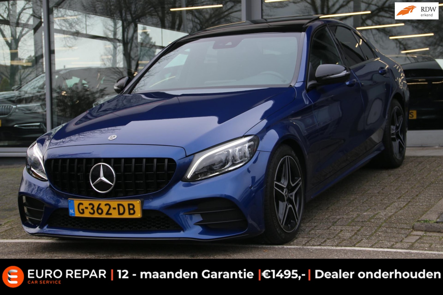 Mercedes-Benz C-klasse - 180 Business Solution AMG PANO-DAK NL-AUTO NAP! - AutoWereld.nl