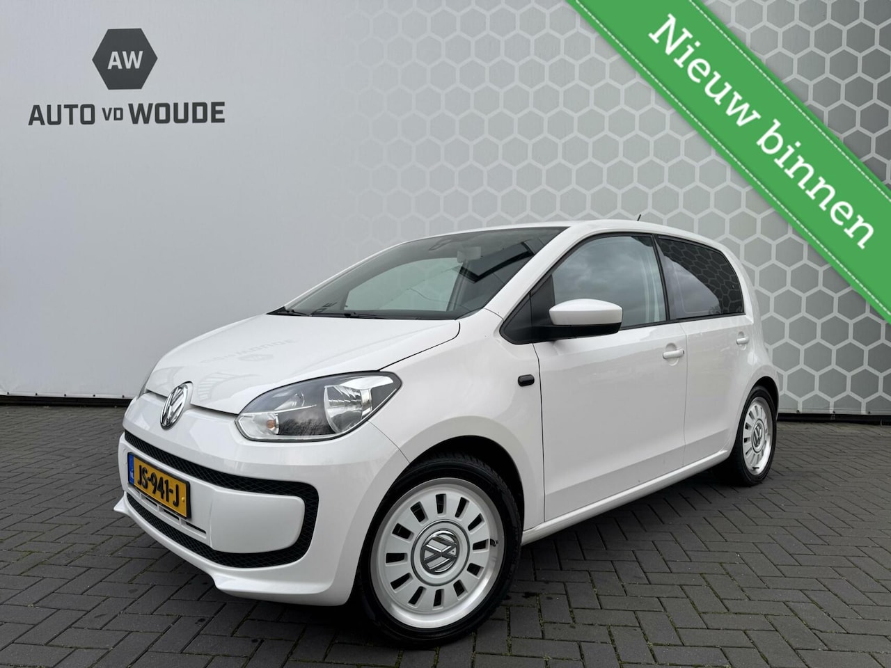 Volkswagen Up! - 1.0 high up! White up velgen Airco NAP - AutoWereld.nl