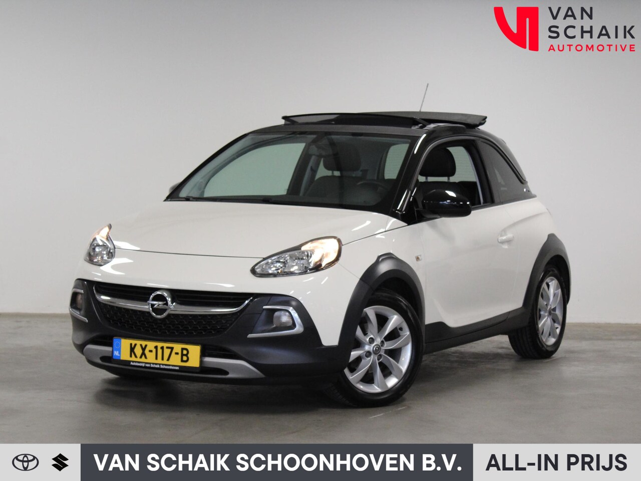 Opel ADAM - 1.0 Turbo Rocks | Elektrisch vouwdak | Lichtmetaal | Afwijkende dakkleur - AutoWereld.nl