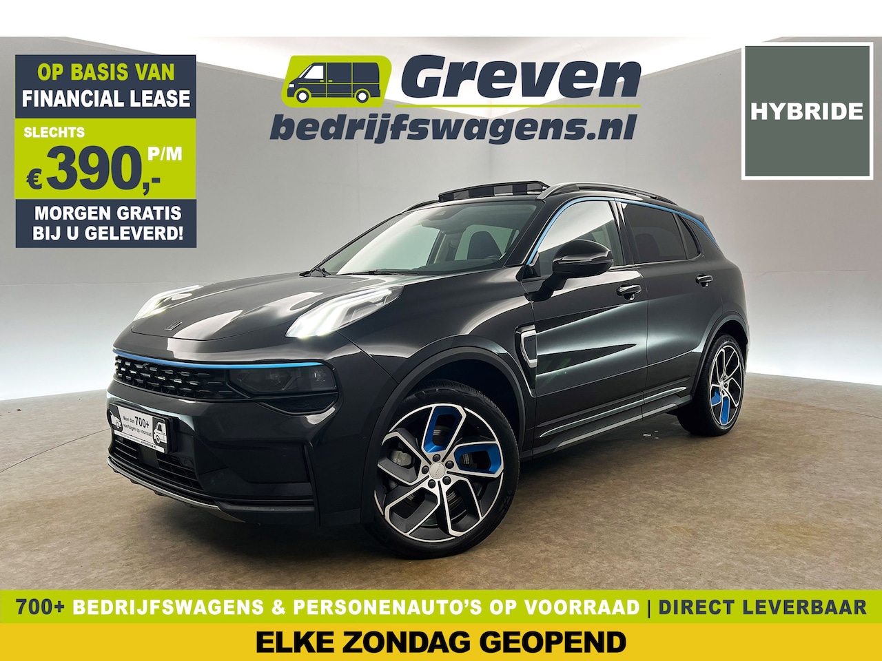 Lynk & Co 01 - 1.5 262PK Hybride Automaat Pano LED Sfeerverl. 20"LMV Clima 360Camera ACC Carplay Memory-s - AutoWereld.nl