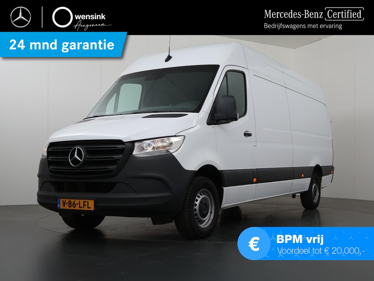 Mercedes-Benz Sprinter - 317 CDI L3 H2 | Aut. | 270° Deuren | MBUX | Stoelverwarming | Bluetooth | Certified | - AutoWereld.nl