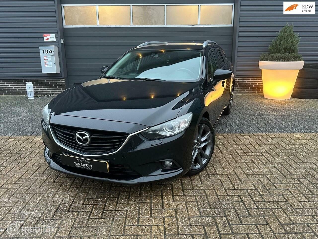 Mazda 6 Sportbreak - 2.2D Skylease+, Apk 09-2025, navigatie, stoelverwarming, station - AutoWereld.nl