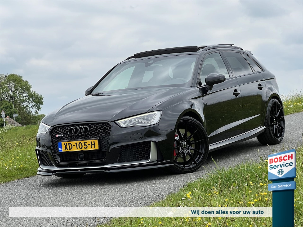 Audi RS3 - 2.5 TFSI 465PK Quattro/ Full Option / Pano / Milltek / Schaal stoelen / B&O / Carbon / Cam - AutoWereld.nl