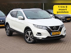 Nissan Qashqai - 1.3 DIG-T Tekna / Panoramadak / 360Camera / Half leder / 19'' / Keyless / DAB / Navigatie