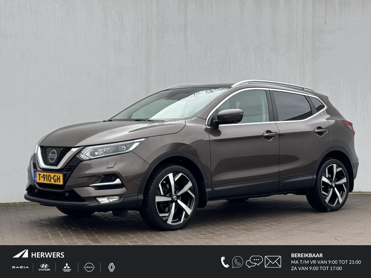 Nissan Qashqai - 1.6 Tekna 165PK / Panoramadak / Navigatie / 360 Graden camera / Stoel- en voorruitverwarmi - AutoWereld.nl